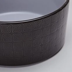 Bol Pour Chien En Céramique Ferran Mocca -Pet Haven Soldes 08 17 C7 Dog Bowl Ferran M Detail 0029 SCREEN