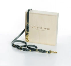 Laisse En Cuir Pour Chien Souple Réglable (3x) -Pet Haven Soldes 2x adj gold grau min 5c049e27 629a 418f 8145 c438c740105b