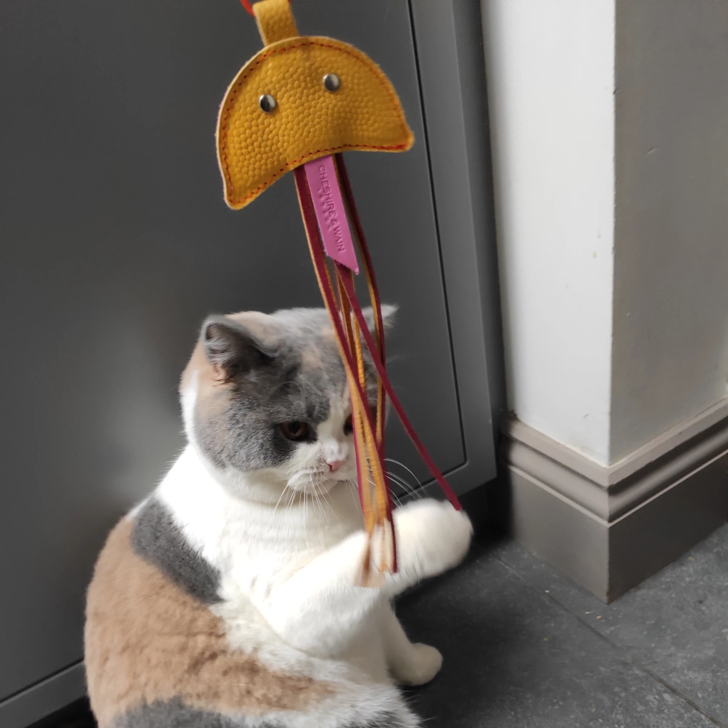 Jouet Pour Chat Méduse En Cuir 4 Jouet Pour Chat Méduse En Cuir – Image 2