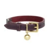 Collier Pour Chat En Cuir Bernie -Pet Haven Soldes BERNIE HERITAGEPURPLE
