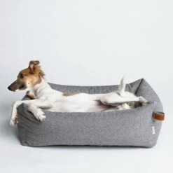 Panier Pour Chien Tweed Gris Clair Sleepy Deluxe