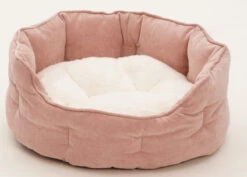 Panier Rond Brandon -Pet Haven Soldes Hundekoerbchen Abbey Rosa 5