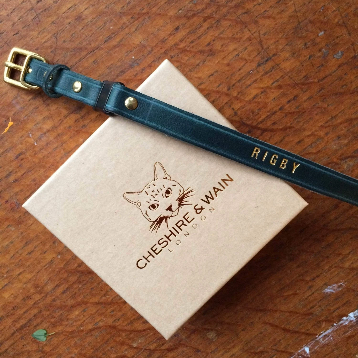 Collier En Cuir Pour Chat Rigby 4 Collier En Cuir Pour Chat Rigby – Image 2