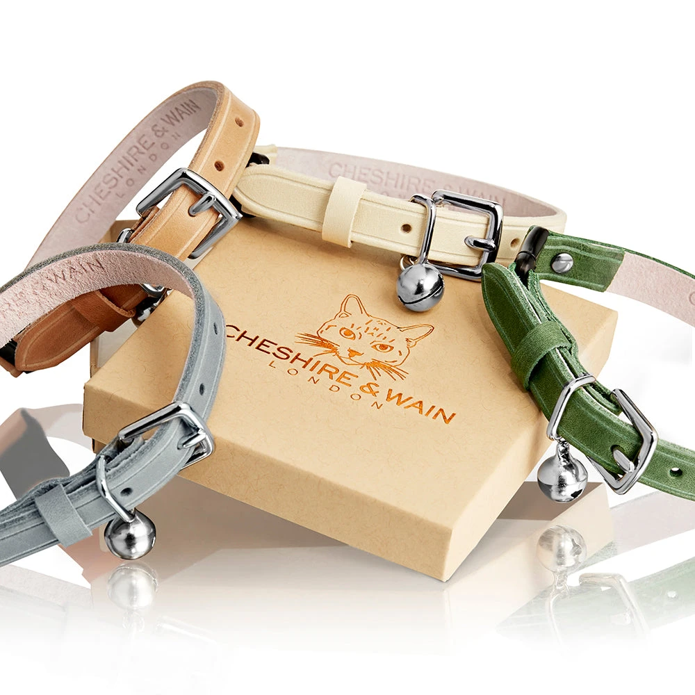 Collier En Cuir Pour Chat Collection Velouté