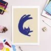 Affiche Yves Feline -Pet Haven Soldes Yves klein etsy scaled 1