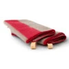Couverture En Laine Recyclée Ansel Duepuntootto -Pet Haven Soldes ansel red wool blanket