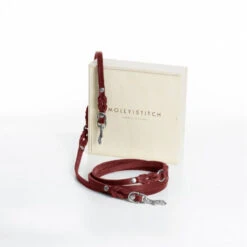 Laisse En Cuir Pour Chien Souple Réglable (3x) -Pet Haven Soldes butter 3x adjustable dog leash chili red 7b7a496c 10c6 449b 9b2a 6a69aea72215