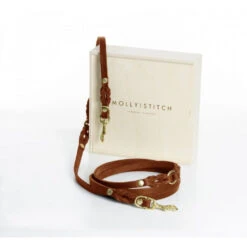 Laisse En Cuir Pour Chien Souple Réglable (3x) -Pet Haven Soldes butter 3x adjustable dog leash sahara cognac