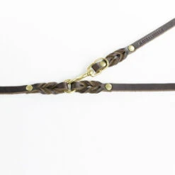 Laisse En Cuir Pour Chien Souple Réglable (3x) -Pet Haven Soldes butter 2x adjustable details 2 6fe9f6d0 ef23 4aac 9b25 99ccb6d342df