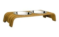 Double écuelle Design Pour Chat CATBAR (6 Finitions) -Pet Haven Soldes catBar zebrano 1024x1024 2x fcb749cc c5e4 4900 9259 905e8d035196