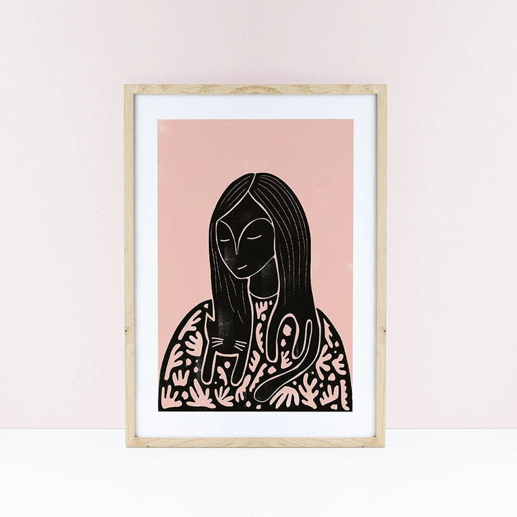 Affiche Chat Catisse Cat Lady 3 Affiche Chat Catisse Cat Lady