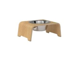 Bol Pour Chien Surélévé DogBar® Single -Pet Haven Soldes dogBar SINGLE M 140 Oak light Stainless 1024x 4dd62f0d 5c27 4f51 bfe9 9c04248655ca
