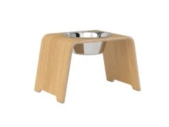 Bol Pour Chien Surélévé DogBar® Single -Pet Haven Soldes dogBar SINGLE M large 240 Oak light Stainless 1024x 27b396eb 284f 49f5 9d2d d10507017642