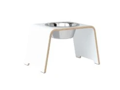 Bol Pour Chien Surélévé DogBar® Single -Pet Haven Soldes dogBar SINGLE M large 240 White Stainless 1024x a13749fa b58a 4055 92b4 6450cc17a025