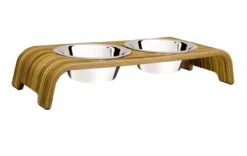 Double écuelle DogBar S - Petits Chien (6 Finitions) -Pet Haven Soldes dogBar S zebrano 1024x1024 2x a00bceea b685 4f2e b59f e7081a95c378