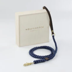 Laisse Pour Chien En Corde Marine Poignée Cuir (8 Couleurs) 11 Laisse Pour Chien En Corde Marine Poignée Cuir (8 Couleurs) -Pet Haven Soldes dsc 0236 copy