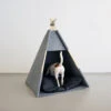 Tipi En Laine Feutrée 1 Tipi En Laine Feutrée -Pet Haven Soldes felt teepee hello pets 01