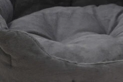 Panier Rond Chelsea Velours Côtelé -Pet Haven Soldes hundekoerbchen chelsea graphit 4