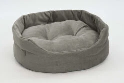 Panier Rond Chelsea Velours Côtelé -Pet Haven Soldes hundekoerbchen chelsea mouse 1