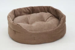Panier Rond Chelsea Velours Côtelé -Pet Haven Soldes hundekoerbchen chelsea toffee 2