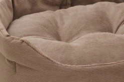 Panier Rond Chelsea Velours Côtelé -Pet Haven Soldes hundekoerbchen chelsea toffee 4