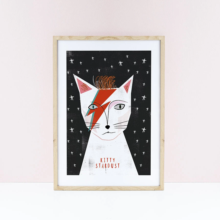 Affiche Chat Kitty Stardust 3 Affiche Chat Kitty Stardust