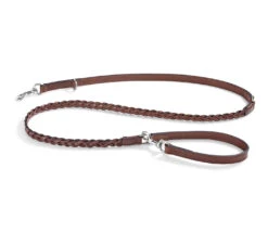 Laisse Pour Chien En Cuir Bergamo 12 Laisse Pour Chien En Cuir Bergamo -Pet Haven Soldes mc c05 009 03 walk bergamo lead brown 1