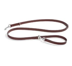 Laisse Pour Chien En Cuir Bergamo 16 Laisse Pour Chien En Cuir Bergamo -Pet Haven Soldes mc c05 010 03 walk bergamo lead brown 1