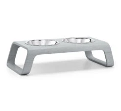 Double écuelle Design Pour Chat Desco Nordique (5 Finitions) -Pet Haven Soldes mc g06 006 03 s eat desco ash grey stained