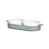 Bols Doubles Pour Chat Tavoletta -Pet Haven Soldes mc g06 010 03 eat tavoletta cat feeder dusty green