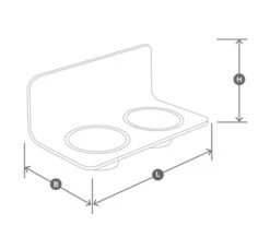 Bols Surélevés Pour Chien Arco 7 Bols Surélevés Pour Chien Arco -Pet Haven Soldes miacara product sizes arco