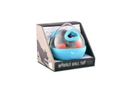 PLAY Jouet D'occupation Pour Chien "Wobble Ball" -Pet Haven Soldes wb sky blue 05